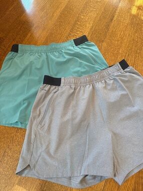 adidas Men's Athletic Shorts - Teal & Gray with Black Trim NWT XL